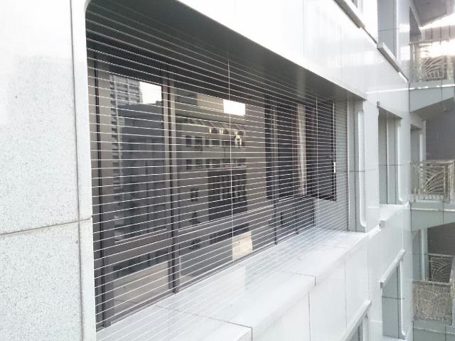 唐盛科技,隱形鐵窗,台北市 九仰社區 大理石外牆X隱形鐵窗